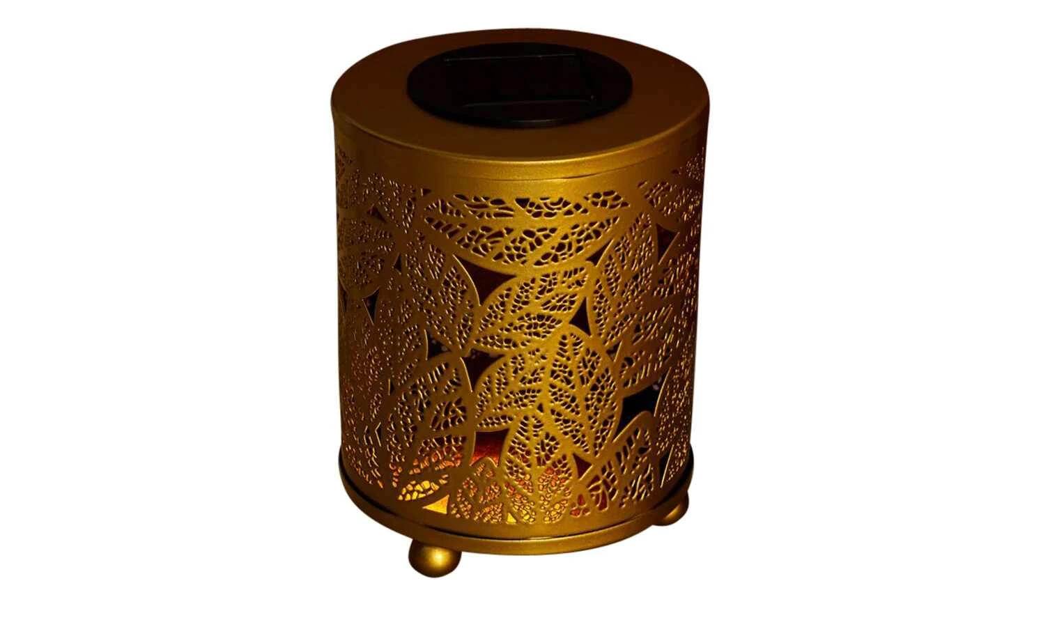 Solar-Tischleuchte, goldfarben 6 Solar-Tischleuchte, goldfarben – Bild 4