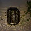 Solar-Tischleuchte, Laterne Rattan schwarz -Garten Verkäufe 2024 10686201 7 202201131238