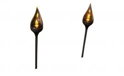 LED-Solar-Spieße, klar/schwarz, 2er-Set `Tropfen` -Garten Verkäufe 2024 10689019 5 202201181236