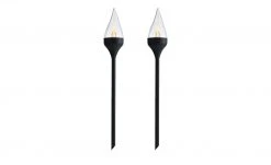 LED-Solar-Spieße, klar/schwarz, 2er-Set `Tropfen` -Garten Verkäufe 2024 10689019 6 202201181236