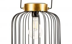 LED-Solar-Tischleuchte, schwarz/goldfarben -Garten Verkäufe 2024 10689143 4 202201181236