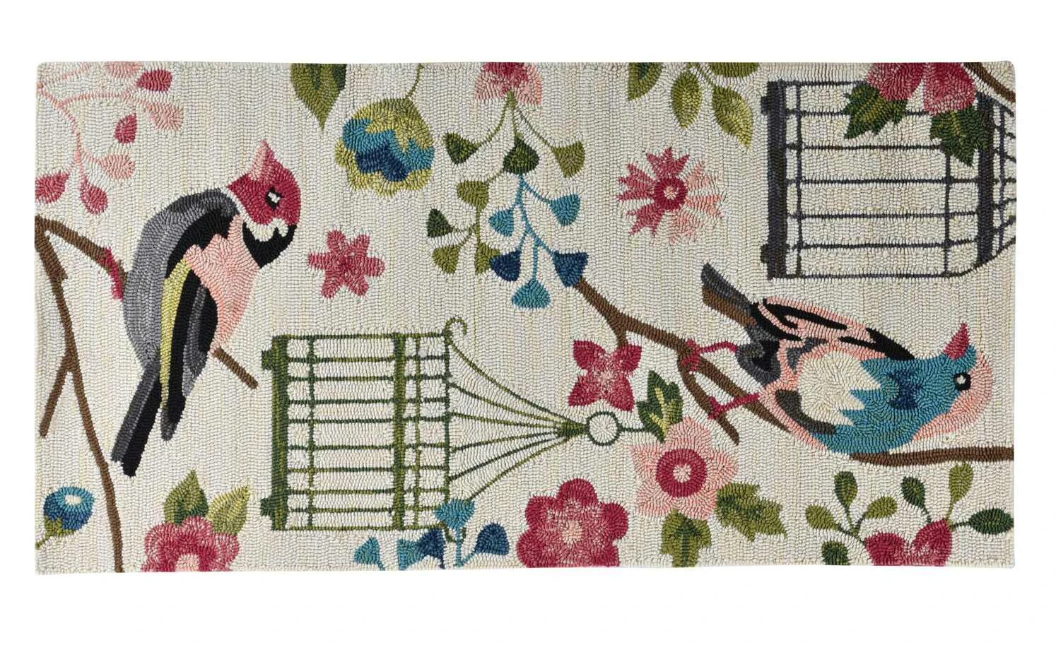 HOME STORY Handtuftteppich Rosetta | Weiß Multi 160x230 cm 3 HOME STORY Handtuftteppich Rosetta | Weiß Multi 160x230 cm