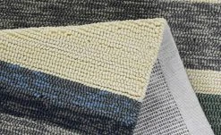 HOME STORY Kurzflorteppiche Rosetta | Blau 160x230 cm -Garten Verkäufe 2024 10731402 4 202002192237