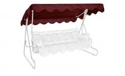 Angerer Dach für Hollywoodschaukel Ersatz | Bordeauxrot