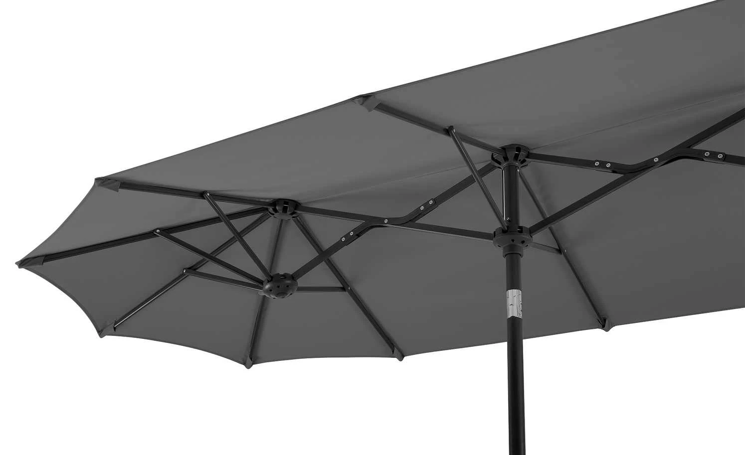 Schneider Schirme Balkonschirm Salerno | Anthrazit 7 Schneider Schirme Balkonschirm Salerno | Anthrazit – Bild 5