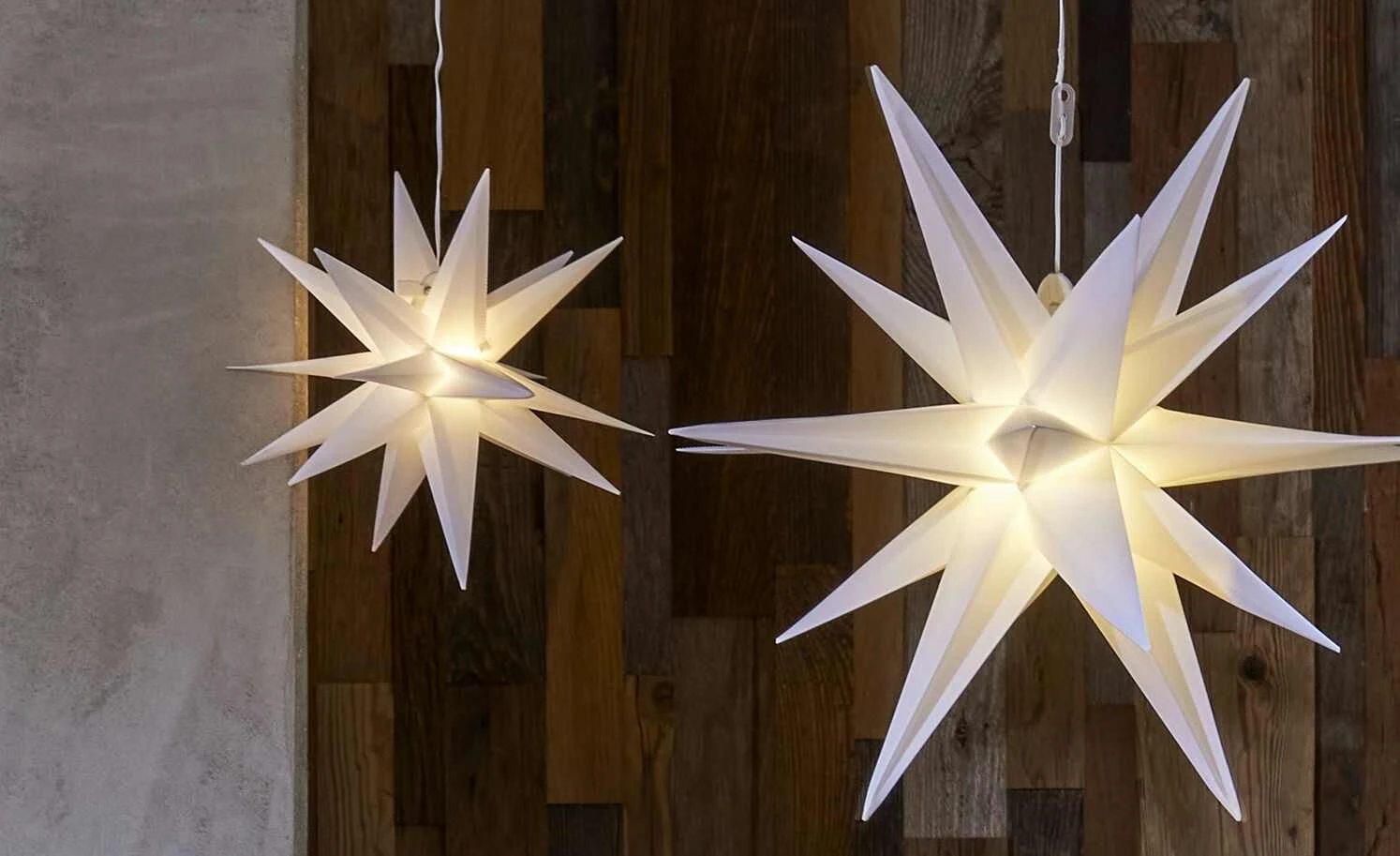 LED 3D-Stern | Weiß 4 LED 3D-Stern | Weiß – Bild 2