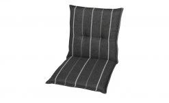 GO-DE Auflage Lines | Dunkelgrau / Weiß Mittellehnerauflage