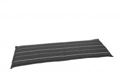 GO-DE Auflage Lines | Dunkelgrau / Weiß Dreisitzer-Bankauflage