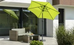Schneider Schirme Sonnenschirm Bilbao | Apfelgrün Sechseck