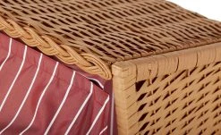 Hundestrandkorb Wuff | Beige / Rot / Weiß -Garten Verkäufe 2024 11982758 22 202205021317