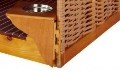 Hundestrandkorb Wuff | Beige / Rot / Weiß -Garten Verkäufe 2024 11982758 26 202205021317