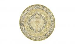 Tom Tailor Teppich | Grün 0,5|cm 160|cm 160|cm Ø 160 cm