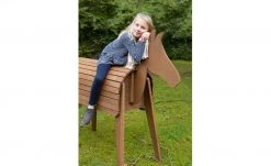 Roba Outdoorspielpferd | Teakholzfarben -Garten Verkäufe 2024 13574948 3 202201121245